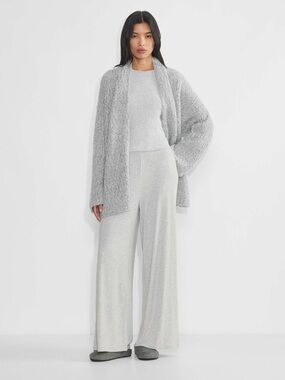 Aritzia The Group by Babaton Alvar Wool Open-Front Cardigan Small Chunky Knit
